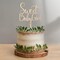 Sweet Baby Girl Cake Topper It's a Girl Baby Shower Gender Reveal Party Cake Decoration in Wood